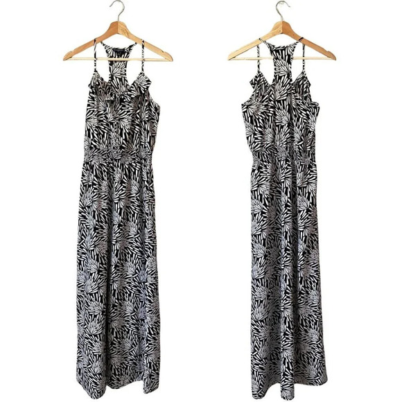 Banana Republic Black and White Maxi Dress - Picture 1 of 15